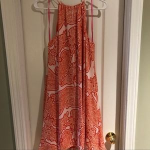 NWT Micheal Kors Orange Midi Dress